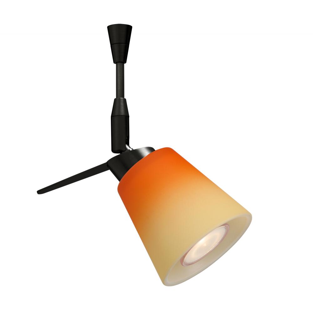 Besa Spotlight Canto 3 Black Bicolor Orange/Pina 1x3W LED