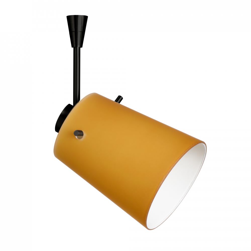 Besa, Tammi Spotlight, Amber Matte, Black Finish, 1x7W LED