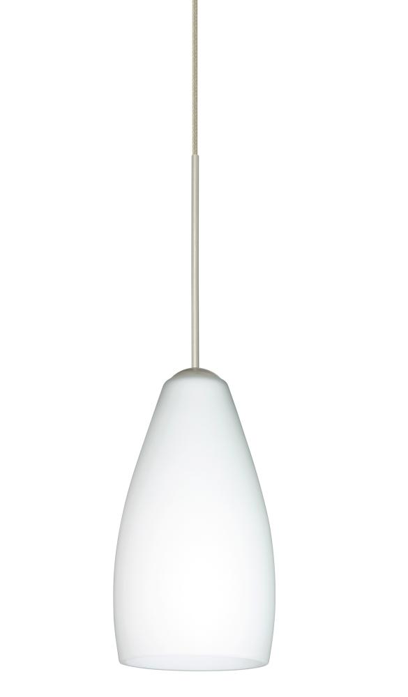 Besa Pendant For Multiport Canopy Karli Satin Nickel Opal Matte 1x50W Halogen