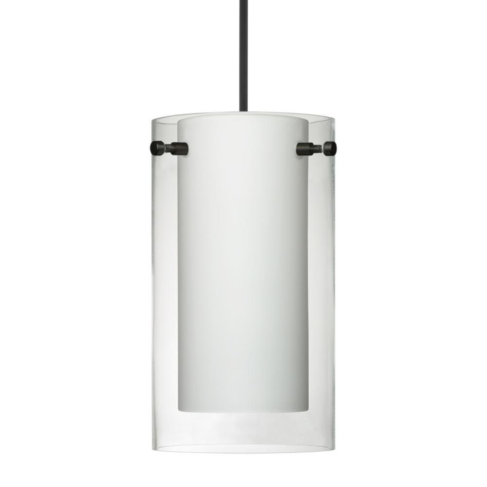 Besa Pendant For Multiport Canopy Pahu 4, Black Finish, Clear/Opal 1x35W MAX GY6.35 Base