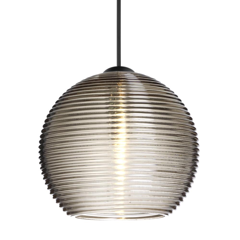 Besa Pendant Kristall 6, Black Finish, Smoke 1x35W MAX GY6.35 Base