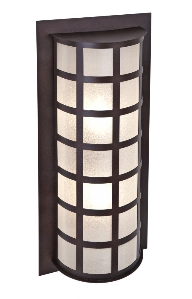 Besa Outdoor Scala 20 Bronze Glitter Glass 2x60W A19