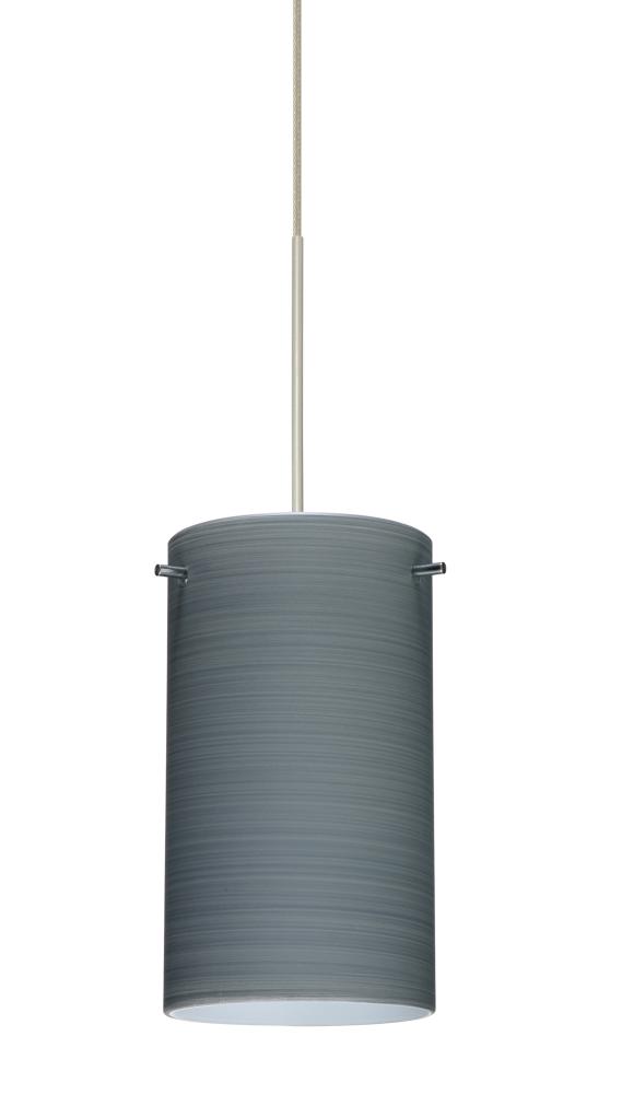 Besa Pendant Stilo 7 Satin Nickel Titan 1x50W GY6.35