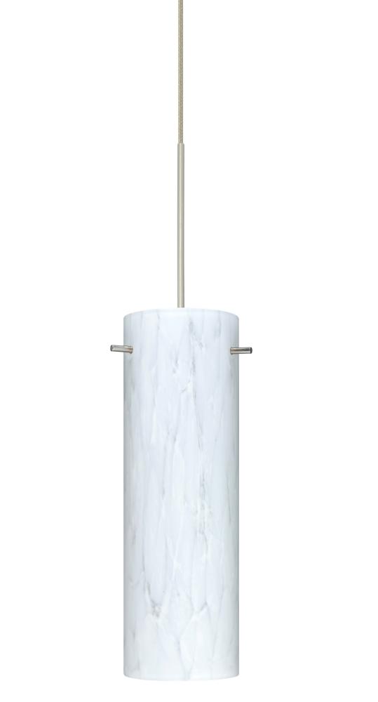 Besa Copa Pendant, Carrera, Satin Nickel, 1x5W LED