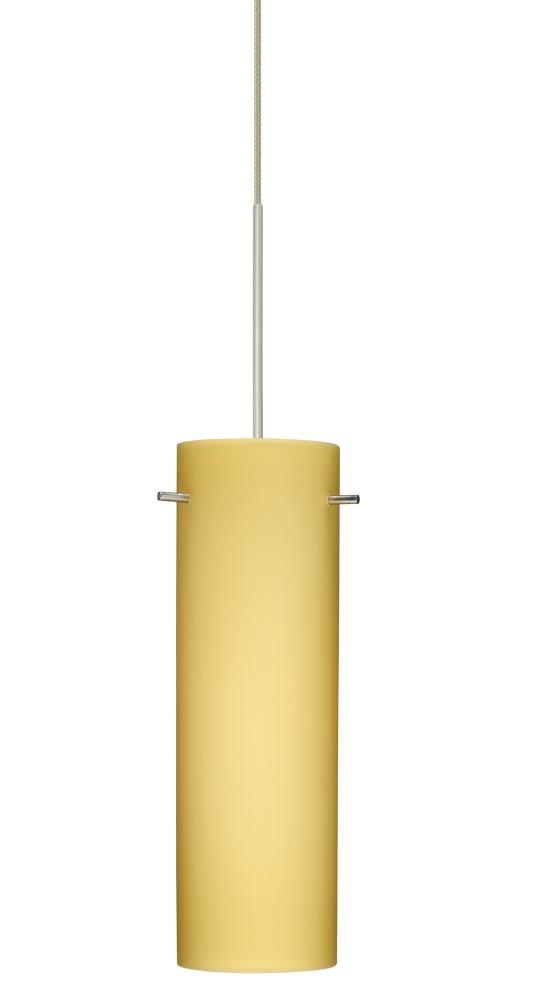 BESA PENDANT COPA SATIN NICKEL VANILLA MATTE 1X6W LED