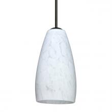 Besa Lighting 1BC-150919-MED-BK - Besa Chrissy Pendant Black Carrera 1x50W MAX E26 Base