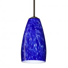 Besa Lighting 1BC-150986-MED-BR - Besa Chrissy Pendant Bronze Blue Cloud 1x50W MAX E26 Base