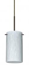 Besa Lighting 1BC-440419-HAL-BR - Besa Stilo 7 Pendant Bronze Carrera 1x40W G9