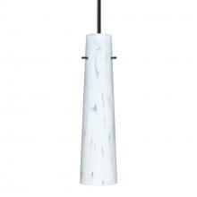 Besa Lighting 1BT-567419-BK - Besa Camino Pendant Black Carrera 1x40W 40W MAX E12 Base