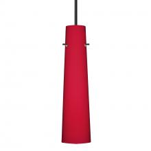 Besa Lighting 1BT-5674RM-BK - Besa Camino Pendant Black Ruby Matte 1x40W 40W MAX E12 Base