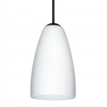 Besa Lighting 1JC-151107-BK - Besa Riva 9 Pendant Black Opal Matte 1x75W MAX E26 Base