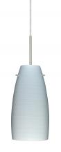 Besa Lighting 1JC-1512KR-SN - Besa Tao 10 Pendant Satin Nickel Chalk 1x100W Medium Base