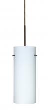 Besa Lighting 1JC-412307-LED-BR - Besa Stilo 10 LED Pendant Opal Matte Bronze 1x9W LED