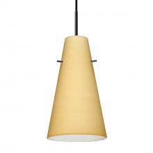 Besa Lighting 1JC-4124VM-BK - Besa Cierro Pendant Black Vanilla Matte 1x100W MAX E26 Base