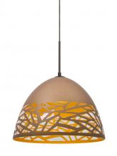 Besa Lighting 1JC-KIEVCP-BR - Besa Kiev Pendant, Copper, Bronze Finish, 1x60W Medium Base