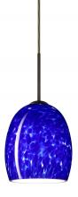 Besa Lighting 1JT-169786-LED-BR - Besa Lucia LED Pendant Blue Cloud Bronze 1x9W LED