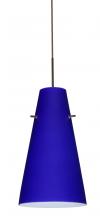 Besa Lighting 1JT-4124CM-BR - Besa Cierro Pendant Bronze Cobalt Blue Matte 1x100W Medium Base