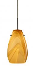 Besa Lighting 1JT-4126HN-LED-BR - Besa Pera 9 LED Pendant Honey Bronze 1x9W LED