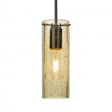 Besa Lighting 1JT-JUNI10GD-BK - Besa, Juni 10 Cord Pendant, Gold Bubble, Black, 1x60W MAX E26 Base