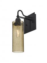 Besa Lighting 1WG-JUNI10LT-BK - Besa Juni 10 Wall, Latte Bubble, Black Finish, 1x60W Medium Base