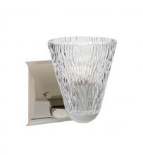 Besa Lighting 1WZ-NICO5CL-CR - Nico 5 Wall, Clear Stone, Chrome Finish, 1x60W Medium Base