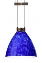 Besa Lighting 1XA-177986-BR - Besa Pendant Mia Bronze Blue Cloud 1x50W Halogen