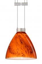 Besa Lighting 1XA-1779HB-SN - Besa Pendant Mia Satin Nickel Habanero 1x50W Halogen