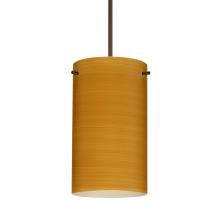 Besa Lighting 1XC-4404OK-BR-277 - Besa Stilo 7 Pendant Bronze Oak 1x50W Halogen, 277V