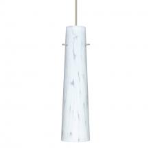 Besa Lighting 1XC-567419-SN-277 - Besa Camino Pendant Satin Nickel Carrera 1x50W Halogen, 277V