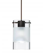 Besa Lighting 1XC-6524EC-BR-L - Besa Pendant Scope Bronze Clear/Frost 1x50W Halogen Mr16, 15Ft. Cord