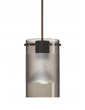 Besa Lighting 1XC-6524ES-BR-L - Besa Pendant Scope Bronze Smoke/Frost 1x50W Halogen Mr16, 15Ft. Cord