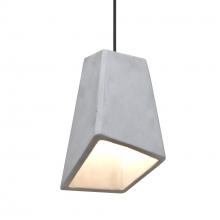 Besa Lighting 1XC-SKIPNA-LED-BK - Besa Skip Pendant, Natural, Black Finish, 1x9W LED