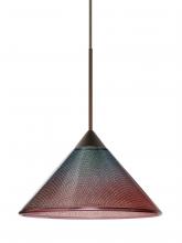 Besa Lighting 1XT-117691-BR-L - Besa Pendant Kona Bronze Bi-Color 1x50W Halogen, 15Ft. Cord