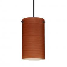 Besa Lighting 1XT-4404CH-BK-277 - Besa Stilo 7 Pendant Black Cherry 1x50W Halogen, 277V