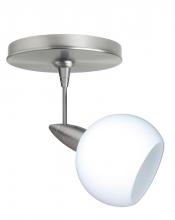 Besa Lighting 1SP-155907-SN - Besa Spotlight Palla 3 Satin Nickel Opal Matte 1x35W Halogen Mr11