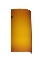 Besa Lighting 704280-LED-BK - Besa Tamburo LED Wall Amber Matte Black 1x8W LED