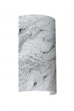 Besa Lighting 7042MG-LED-SN - Besa Tamburo LED Wall Marble Grigio Satin Nickel 1x8W LED