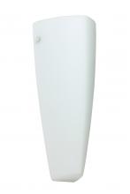 Besa Lighting 708307-WH - Besa Wall Lina White Opal Matte 1x75W Medium Base