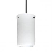 Besa Lighting B-4404KR-BK - Besa Stilo 7 Pendant For Multiport Canopy Black Chalk 1x50W MAX E12 Base