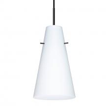 Besa Lighting J-412407-BK - Besa Cierro Pendant For Multiport Canopy Black Opal Matte 1x100W MAX E26 Base