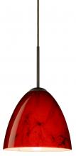 Besa Lighting J-4470MA-BR - Besa Vila Pendant For Multiport Canopy Bronze Magma 1x60W Medium Base