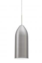 Besa Lighting J-LINDWH-SN - Besa, Lindy Pendant For Multiport Canopy, White, Bronze Finish, 1x60W Medium Base