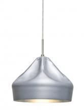 Besa Lighting J-LOTUS-LED-SN - Besa Lotus Pendant For Multiport Canopy, Satin Nickel Finish, 1x9W LED