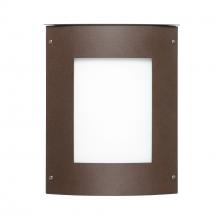 Besa Lighting MOTO8SQ-WA-BR - Besa Outdoor Moto 8 Square Bronze White Acrylic 1x60W E12