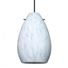 Besa Lighting RXP-171319-BK - Besa Pendant Pera 6, Black Finish, Carrera 1x50W MAX GY6.35 Base