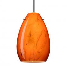 Besa Lighting RXP-1713HB-BK - Besa Pendant Pera 6, Black Finish, Habanero 1x50W MAX GY6.35 Base