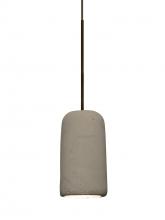 Besa Lighting RXP-GLIDETN-LED-BR - Besa Glide Cord Pendant, Tan, Bronze Finish, 1x2W LED