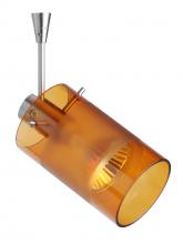 Besa Lighting SP-6524EG-18-SN - Besa Spotlight With 18" Stem Scope Satin Nickel Armagnac/Frost 1x50W Halogen Mr16