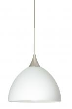 Besa Lighting XP-467907-SN - Besa Pendant Brella Satin Nickel White 1x50W Halogen