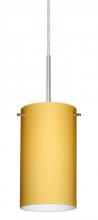 Besa Lighting 1BC-4404VM-LED-SN - Besa Stilo 7 LED Pendant Vanilla Matte Satin Nickel 1x9W LED